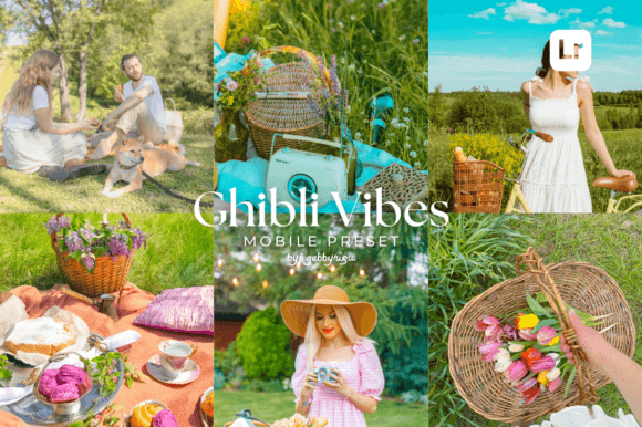 Download Ghibli Vibes - Preset Lightroom Mobile - Lightroom mobile Collection