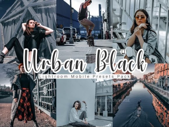 Download 5 Urban Black Lightroom Mobile Presets - Lightroom mobile Collection