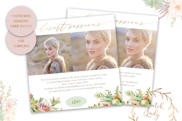 Download Photo Session Card Template - Premium Bundle