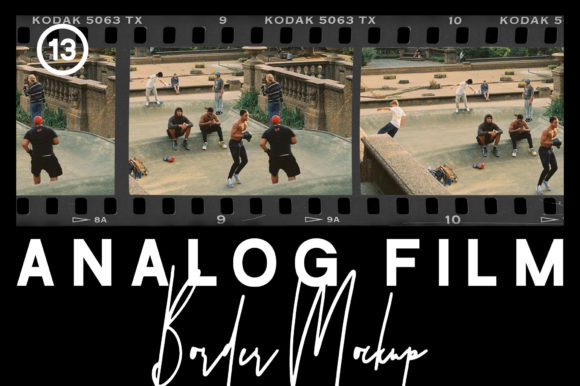 Download Analog Film Border Mockup - Analog film Collection